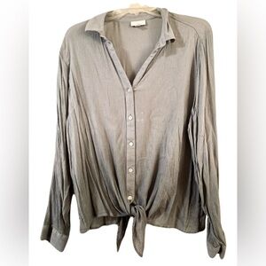 J. Jill Gray Button-Up Shirt